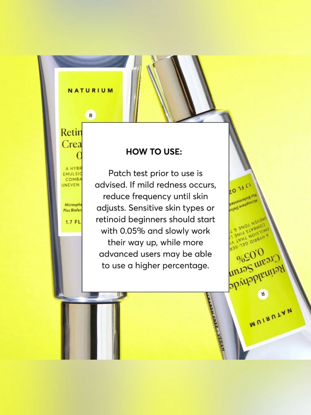 Naturium Retinaldehyde Cream Serum 0.05%, Advanced 1.7 Ounce NIB